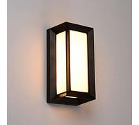 ZLLFHS Sconce da Parete per Esterni Lampada da Parete Industriale Moderna, Lampada da Parete Impermeabile IP65 Portico, Lampade da Parete per Esterni Nere Luci Esterne per Ingresso nel Patio del