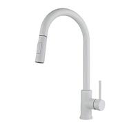 ZLLFHS Tocchetto per la lavandino del sensore per Cucina Rubinetto con spruzzatore tirato Fuori, rubinetti cucine girevoli Acqua Calda e Fredda in Acciaio Inossidabile lavello Cucina Tocco Tocco in