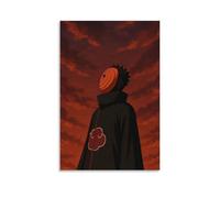 ZLLJXFZZ Decorazione artistica da parete con immagine di Naruto Obito, immagine di un cielo ombra, decorazione moderna da appendere, 50 x 75 cm