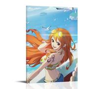 ZLLJXFZZ One Piece Nami's Sea - Isola Brezza soleggiata decorazione murale moderna decorazione artistica da appendere poster 50 x 75 cm