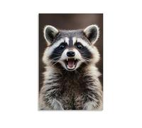 ZLLJXFZZ Poster a sorpresa con animali confusi, decorazione artistica da parete, decorazione moderna, poster artistico da appendere, 40 x 60 cm
