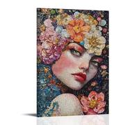 ZLLJXFZZ Poster artistico con micro mosaico, piccolo poster artistico da parete, decorazione moderna da appendere, 40 x 60 cm