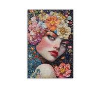 ZLLJXFZZ Poster artistico con micro mosaico, piccolo poster artistico da parete, decorazione moderna da appendere, 40 x 60 cm