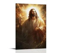 ZLLJXFZZ Poster artistico da appendere con Gesù Cristo - La luce del mondo, decorazione moderna, 20 x 30 cm