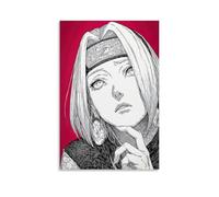 ZLLJXFZZ Poster artistico da parete con naruto Ninja Vermilion, contemplazione dell'inchiostro sul viso, decorazione moderna da appendere, 20 x 30 cm