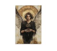 ZLLJXFZZ Poster con angelo Revelation, sette sigilli, decorazione artistica da parete, decorazione moderna, poster artistico da appendere, 40 x 60 cm