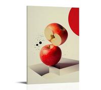 ZLLJXFZZ Poster con frutta Bauhaus, funzionale, decorazione artistica da parete, decorazione moderna, poster artistico da appendere, 60 x 90 cm