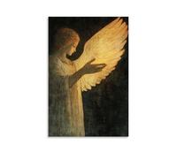 ZLLJXFZZ Poster da appendere alla parete, motivo: angelo misericordioso, mano che si illumina e guarisce, decorazione moderna, 50 x 75 cm