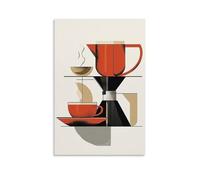 ZLLJXFZZ Poster da appendere alla parete, motivo "Bauhaus", funzionale, decorazione artistica da parete, stile moderno, 60 x 90 cm