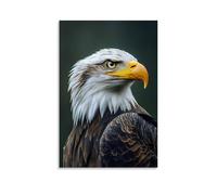 ZLLJXFZZ Poster da parete con animale, tuono, aquila nata nella tempesta, decorazione moderna da appendere, 20 x 30 cm
