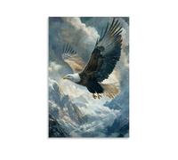ZLLJXFZZ Poster da parete con animali Victory, Eagle's Triumph, decorazione moderna da appendere, 30 x 45 cm