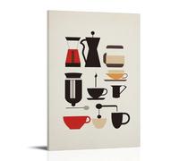 ZLLJXFZZ Poster da parete con Bauhaus, funzionale, decorazione artistica da parete, decorazione moderna, poster artistico da appendere, 20 x 30 cm