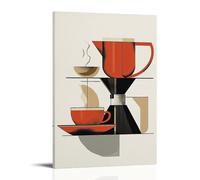 ZLLJXFZZ Poster da parete con Bauhaus, funzionale, decorazione artistica da parete, decorazione moderna da appendere, 30 x 45 cm
