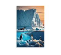 ZLLJXFZZ Poster da parete con cambiamenti climatici, decorazione moderna da appendere, 20 x 30 cm