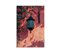 ZLLJXFZZ Poster di San Valentino Marrakech, lanterna artistica da parete, decorazione moderna da appendere, 20 x 30 cm