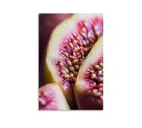 ZLLJXFZZ Poster macro, con semi di fico, decorazione artistica da parete, decorazione moderna da appendere, 50 x 75 cm