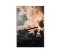 ZLLJXFZZ Poster militare artiglieria e controbatteria, decorazione moderna da appendere, 40 x 60 cm