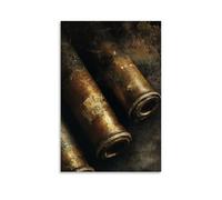 ZLLJXFZZ Poster militare artiglieria, involucro di conchiglia, decorazione moderna da appendere, poster artistico da appendere, 50 x 75 cm