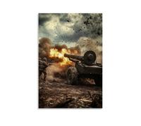 ZLLJXFZZ Poster militare artiglieria, soluzione di fuoco da parete, decorazione moderna da appendere, poster artistico da appendere, 50 x 75 cm