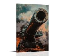 ZLLJXFZZ Poster militare artiglieria, Time Fuze, decorazione moderna da appendere alla parete, 40 x 60 cm