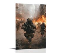 ZLLJXFZZ Poster militare corazzato, urbano assalto arte murale, decorazione moderna da appendere, poster artistico da appendere, 30 x 45 cm