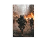 ZLLJXFZZ Poster militare corazzato, urbano assalto arte murale, decorazione moderna da appendere, poster artistico da appendere, 20 x 30 cm