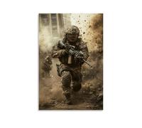 ZLLJXFZZ Poster militare corazzato, urbano assalto arte murale, decorazione moderna da appendere, poster artistico da appendere, 40 x 60 cm