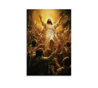ZLLJXFZZ Poster pasquale gloria, resurrezione, decorazione da parete, decorazione moderna, poster artistico da appendere, 50 x 75 cm