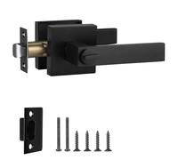 ZLLkeji Serratura per Porta a Leva D'ingresso para privacidad Coppia Maniglie Quadre per Porta Interna Facile Installazione, Ideale per Camere, Uffici, Bagni e Hotel