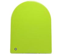 ZLLPIGLS Tavoletta WC Colorata, Sostituzione di Sedile WC con Chiusura Soft-Close, Rilascio Rapido, Materiale PP, Facile da Pulire, Adatta per Toilette a Forma di U/V(Green,Large U-Shape)