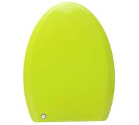 ZLLPIGLS Tavoletta WC Colorata, Sostituzione di Sedile WC con Chiusura Soft-Close, Rilascio Rapido, Materiale PP, Facile da Pulire, Adatta per Toilette a Forma di U/V(Green,V-Shape)