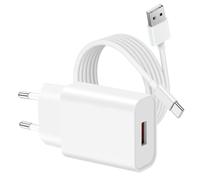 ZLONXUN Caricabatterie Rapido Alimentatore per Samsung Galaxy A34/A33/A25/A15, Xiaom Redmi Note 13/11S/11/12/Pro, Caricatore e Cavo USB C da 1,5 metri