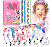 ZLPBAO Kit per La Creazione di Cerchietti per Capelli, Giochi Bambina 4 5 6 7 Anni Femmina, Lavoretti Creativi & Regali di Compleanno per Unicorno Bambina