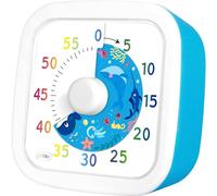ZLPBAO Timer Visivo Bambini da 60 Minuti, Timer per Conto Alla Rovescia Silenzioso di 60 Minuti per Bambini e Adulti