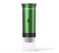 ZLPOFHS Macchina da caffè elettrica portatile Macchina for caffè espresso italiana portatile for auto e casa Macchina da caffè da viaggio 3 in 1 con capsule in polvere(Green)