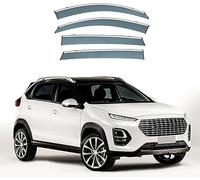 ZLSXTN Auto Deflettore per Dr 3 2016-2023,Acido Acrilico Deflettori d'Aria Set Deflettori Finestrini Auto Pioggia Antivento Riduzione del Rumore Installazione Semplice Accessori per Auto