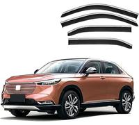 ZLSXTN Auto Deflettore per Honda HR-V 2021-2024,Acido Acrilico Deflettori d'Aria Set Deflettori Finestrini Auto Pioggia Antivento Riduzione del Rumore Installazione Semplice Accessori per Auto
