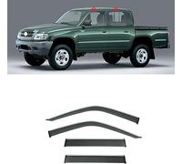 ZLSXTN Auto Deflettore per Toyota Hilux 1998-2003,Acido Acrilico Deflettori d'Aria Set Deflettori Finestrini Auto Pioggia Antivento Riduzione del Rumore Installazione Semplice Accessori per Auto