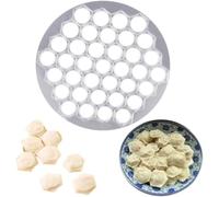 Zlthraustic Cottura Stampo per Ravioli 37 Fori Pressa Pasta per Gnocchi Dumpling Matrice in Alluminio per Pelmeni Voglie Fatto in Casa Attrezzo