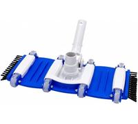Zlthraustic Spazzola Pulizia Piscina con Asta per Pavimento | Compatibile con aste manuali e telescopiche, ideale per vasche gonfiabili e fondo piscina