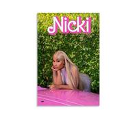 ZLTOFJ Poster artistico con Nicki Minaj, decorazione moderna per camera da letto, ufficio, cantante celebrità musicale, film, poster artistico, 20 x 30 cm, senza cornice