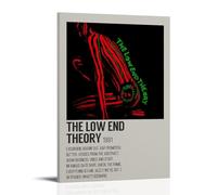 ZLTOFJ Poster artistico con scritta "The Low End Theory A Tribe Called Quest", per camera da letto, ufficio, cantante celebrità, musica, film, poster artistico, 60 x 90 cm, con cornice