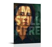 ZLTOFJ Poster artistico con stampa di film "Political Biographical Drama I'm Still Here", stile vintage, moderno, per camera da letto, ufficio, celebrità, cantante, musica, film, 40 x 60 cm