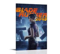 ZLTOFJ Poster artistico moderno Blade Runner 2049 8, per camera da letto, ufficio, cantante celebrità, musica, film, cartoni animati, 30 x 45 cm, con cornice