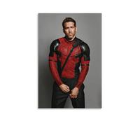 ZLTOFJ Ryan Reynolds - Poster artistico moderno, decorazione per camera da letto, ufficio, cantante celebrità, musica, film, poster artistico, 50 x 75 cm, senza cornice