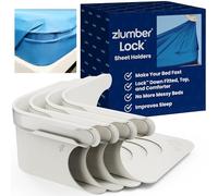 Zlumber I supporti per lenzuola mantengono le lenzuola salde e strette - Cinghie per lenzuola con clip/cinghie per lenzuola, niente più lenzuola sciolte, si adatta, facile installazione una tantum