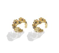 zlw-shop Orecchini per le donne indolore clip dell'orecchio senza orecchini trafitto Clip orecchino femminile Sen Retro Orecchini da donna Orecchini di fascia alta Orecchini di osso dell'orecchio Clip