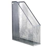 zlw-shop Portadocumenti da Scrivania Desktop File Holder Organizer Metal Metal Mesh Vertical Metal Mish Holder Metal Mesh Desktop Organizer Scompartimenti (Argento) Vaschetta Portacorrispondenza