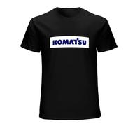 ZLWEI Komatsu T-Shirt for Men Tee Black 3XL