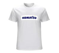 ZLWEI Komatsu T-Shirt for Men Tee White XL